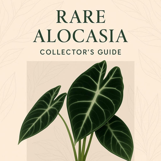 Rare Alocasia Collector’s Guide – Velvet Types & Dormancy Tips + Bonus Audio (Printable PDF)